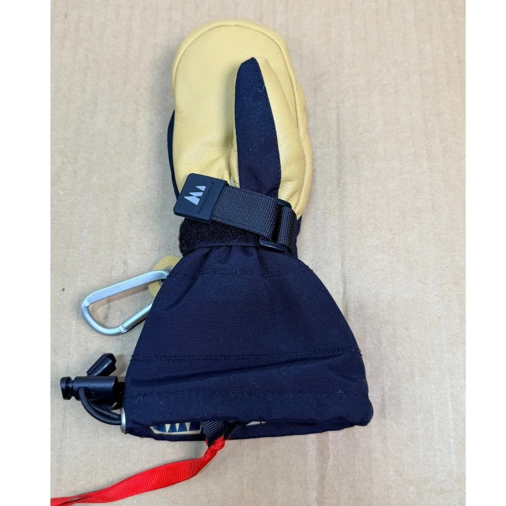 Chopper Mill Kids Ski Mittens Size 1 XS Goat Leather Thinsulate Waterproof Snow